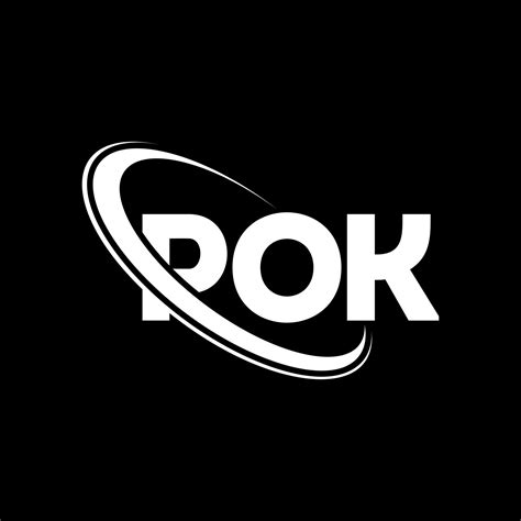 logotipo de poke. carta de pok. diseño de logotipo de letra pok ...