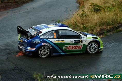 Gr Nholm Marcus Rautiainen Timo Ford Focus Rs Wrc Omv Adac