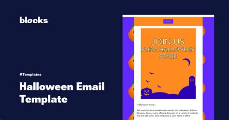 Spooktacular Halloween Email Template: Grab Attention! - Blocks