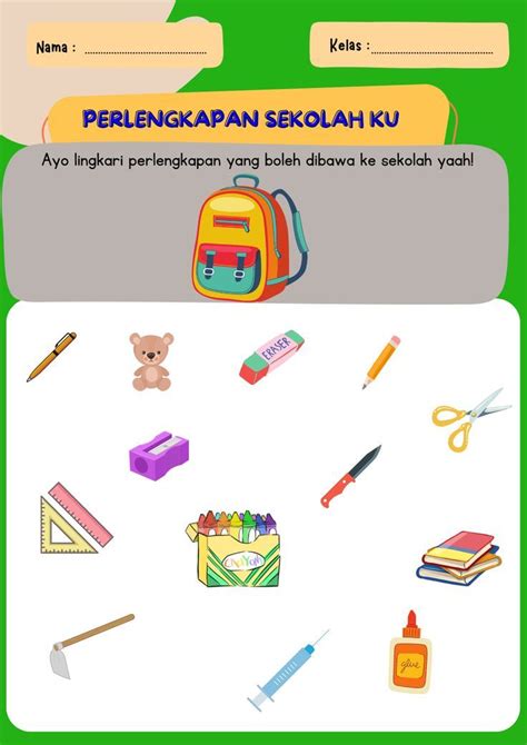 Lkpd Aud Lembar Kerja Sekolah Pembelajaran Prasekolah