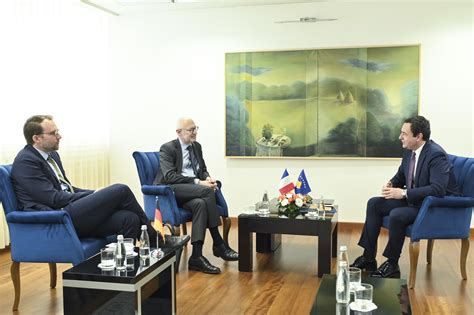 Prime Minister Kurti Met The Ambassador Of France Guerot And The