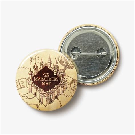 Badge Carte Du Maraudeur Harry Potter Severus Rogue