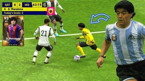 Diego Maradona Skills And Gameplay Review In Efootball 2023 Youtube