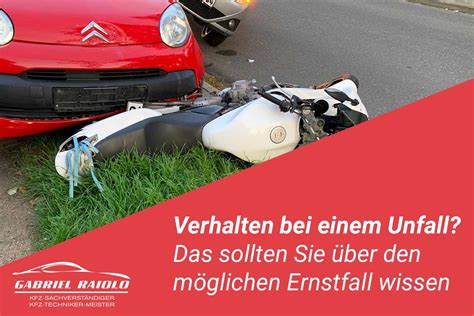 Verhalten Nach Einem Unfall Unfall Ratgeber Checkliste