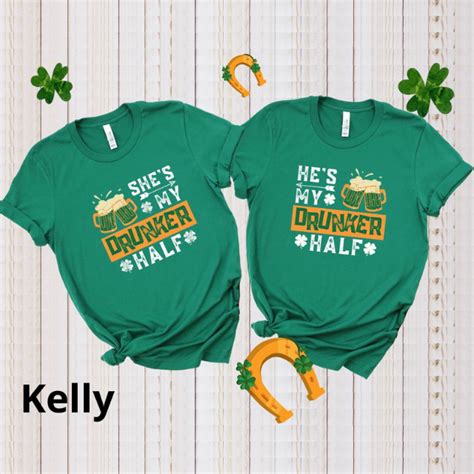 My Drunker Half Shirts St Patricks Day Couple Shirts St Patricks