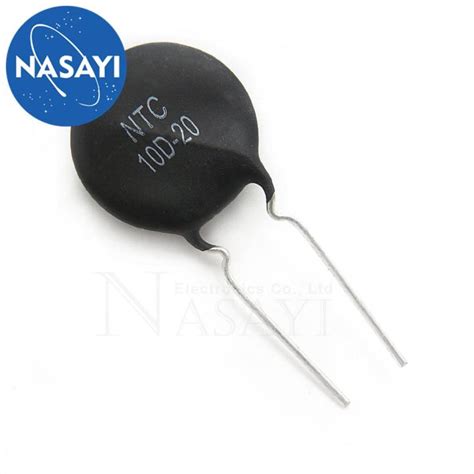 5PCS NTC Thermistor NTC10D 20 10D 20 Negative Temperature Coefficient