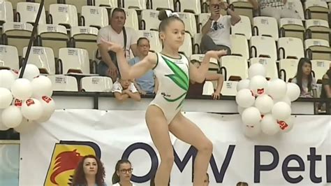 Bianca Visovan 2008 BB AA 2019 Romanian Junior Nationals YouTube