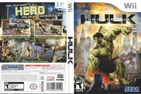 The Incredible Hulk Nintendo Wii COMPLETE LN The Incredibles