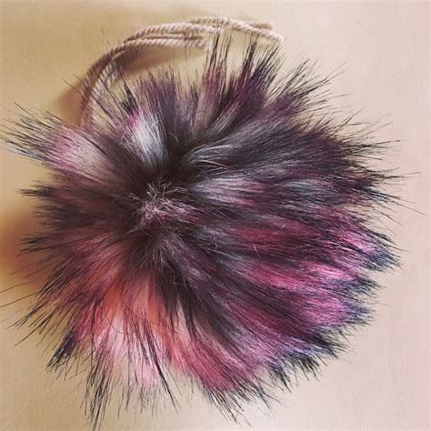 Large Faux Fur Uk Made Pom Poms Up To 15 Cm Washable Sew Etsy