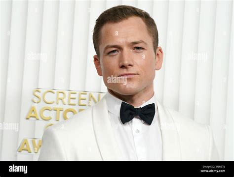 Taron Egerton Arrives At The 29th Annual Screen Actors Guild Awards On