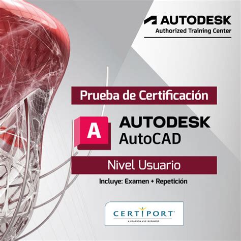 CERTIFICACIÓN NIVEL USUARIO AUTODESK AUTOCAD 1103530 A Comgrap Store