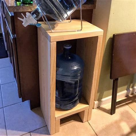 Made A Simple 5 Gallon Water Jug Holder From One 2x12x8 Woodworking