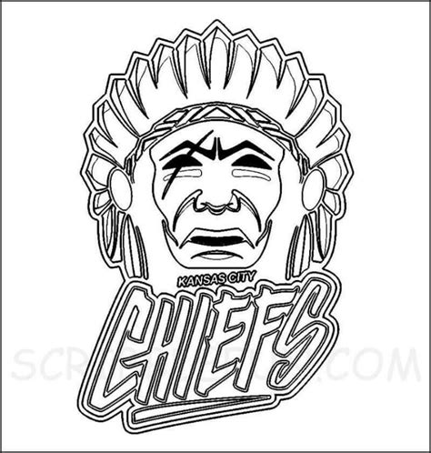 Kc Chiefs Coloring Sheets Coloring Pages