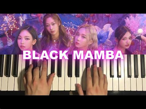 How To Play Black Mamba Piano Tutorial Lesson by aespa 에스파 YouTube