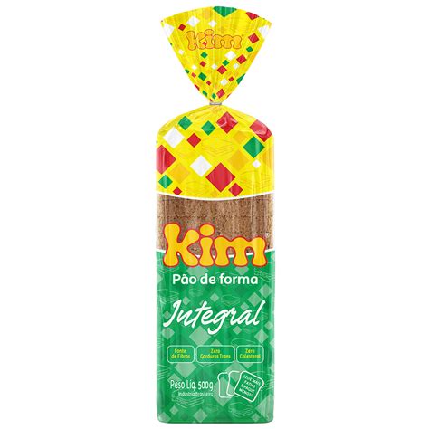 Pão De Forma Integral Kim Alimentos