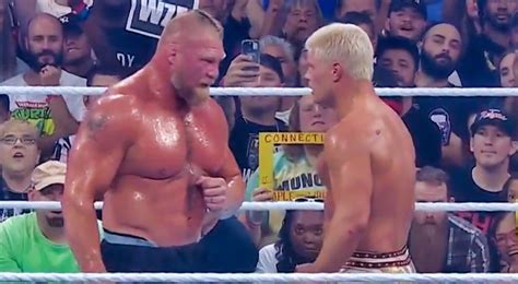 Brock Lesnar Suffered Wardrobe Malfunction At Summerslam