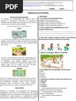 Atividades Sobre Espaços De Sociabilidade 2 Ano - Atividades sobre Espaços de Sociabilidade 2º Ano | PDF | Família | Humano