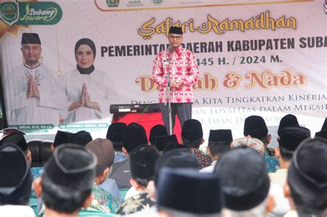 Hadiri Safari Ramadhan Pj Bupati Tolong Jaga Lingkungan Dan