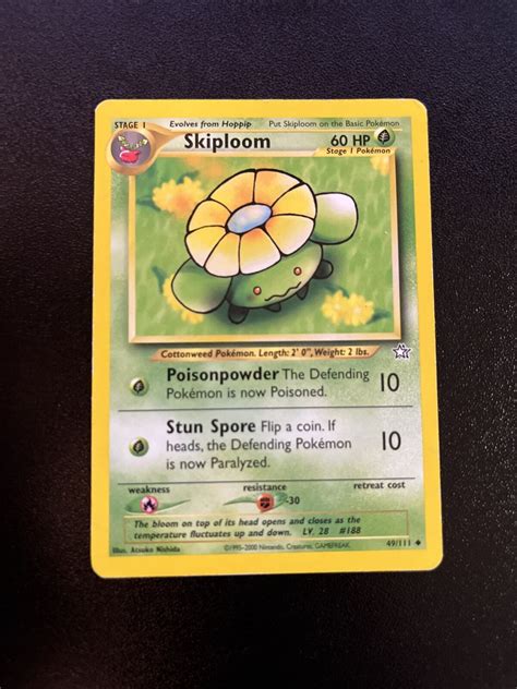 Skiploom 49 111 Pokémon TCG Neo Genesis Regular Unlimited Uncommon eBay