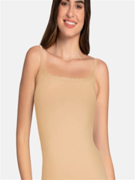 Buy Amante Women Nude Beige Colored Solid Cotton Camisoles Camisoles For Women Myntra