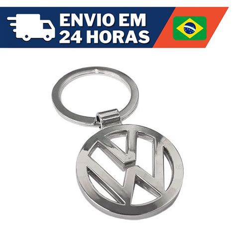 Chaveiro Carro Logo Vw Volkswagen Gol Fox Polo Virtus Amarok Up Voyage