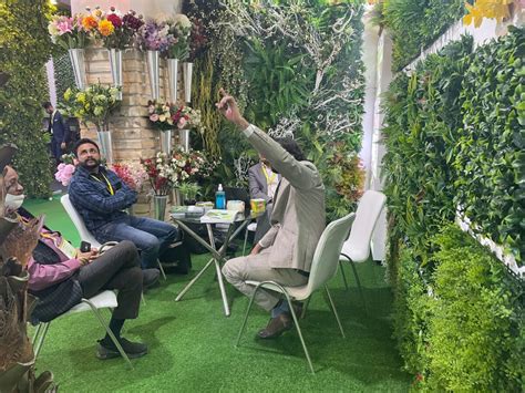 Exhibition Evergreen Bamboo India Pvt Ltd Innovative Grass Sports Turf