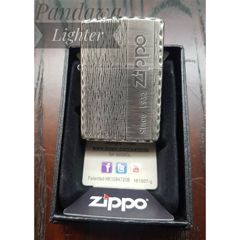 Jual Bisa Cod Free Box Korek Api Zippo Motif Tulisan Zippo Ukir