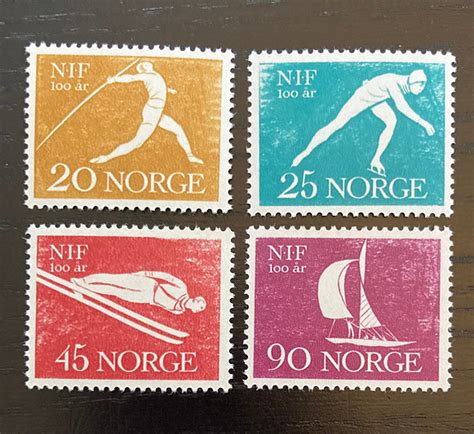 Apriltilbud Norges Idrettsforbund Nk Postfriske Norge