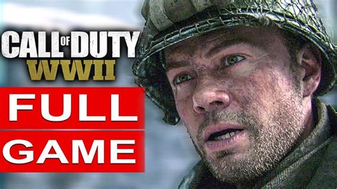 Call Of Duty Ww2 Gameplay Walkthrough Part 1 Campaign Full Game 1080p