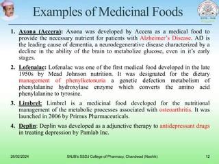 Medical Foods final.ppt (Regulatory Aspects of Food & Nutraceiticals) | PPT