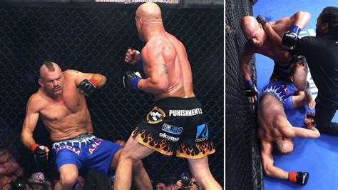 Ufc Hall Of Famer Chuck Liddell Ko D In Brutal Comeback Fight