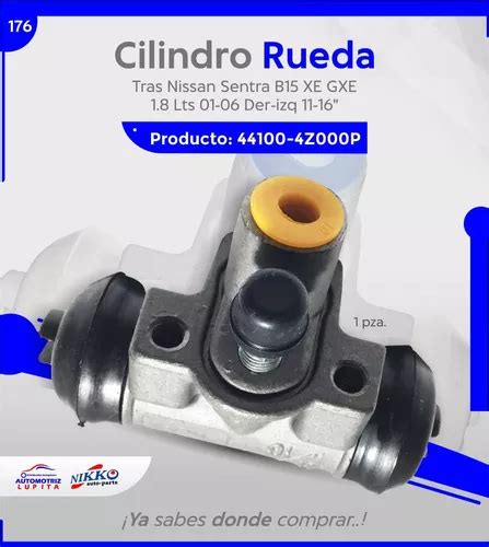 Cilindro Rueda Trasera Nissan Sentra B15 Xe Gxe 1 8 Lt 01 06