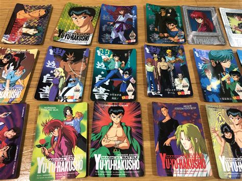 Yuyu Hakusho Cards 20 Pieces Set From Japan Etsy