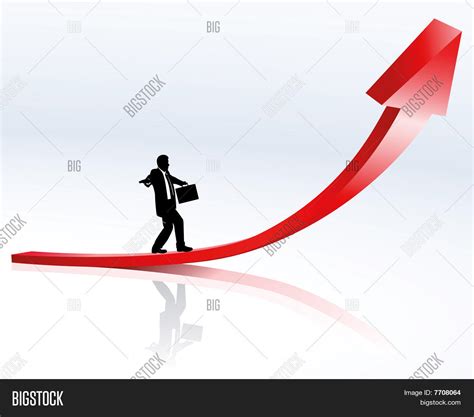 upward trend career vector photo  trial bigstock