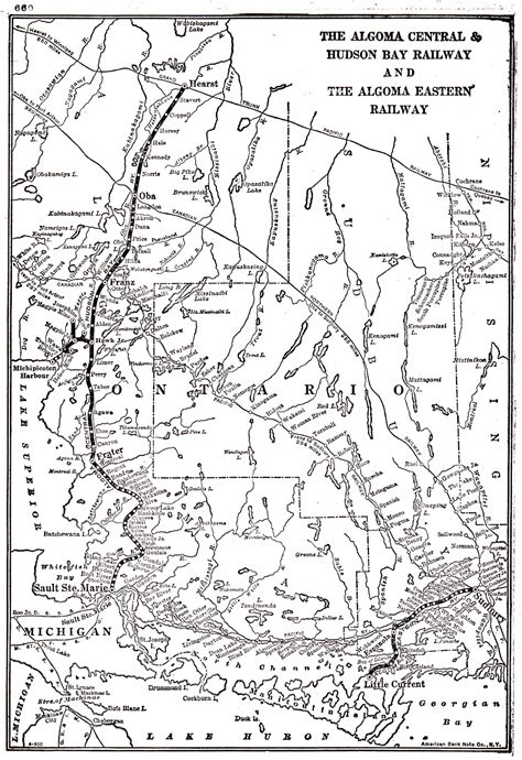 Rolly Martin Country: Hawk Junction on the Algoma Central Railway, June 1991