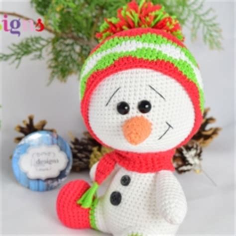 Cute Snowman amigurumi pattern - Amigurumi.com