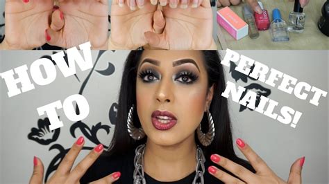 How To Manicure Perfect Nails Youtube