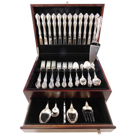 Debussy By Towle Sterling Silver Flatware Set For 12 Service 66 Pieces