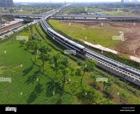 Changsha 4th May 2017 Photo Taken On May 4 2017 Shows A Maglev