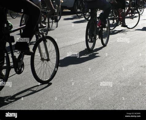 critical mass bike ride  res stock photography  images alamy