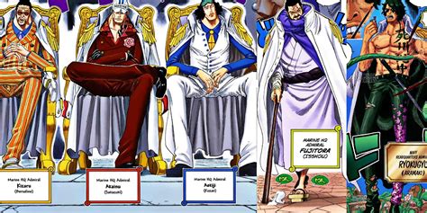 ONE PIECE, tutti gli Ammiragli dal più scarso al più forte