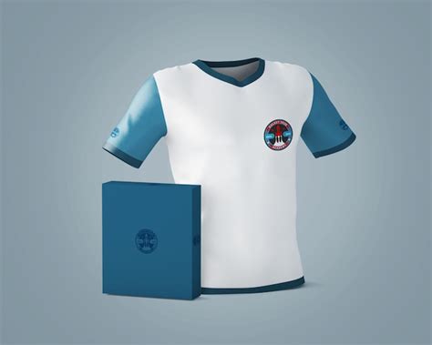 Premium Psd Sports Shirt Mockup With Brand Logo