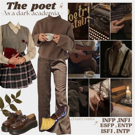 The poet aesthetic | Dark academia outfit, Aesthetic clothes, Academia ...