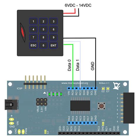 RFID Wiegand Protocol Development Kit For Arduino And PIC W26 W26