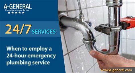 How Does One Know When To Employ A 24 Hour Emergency Plumbing Service