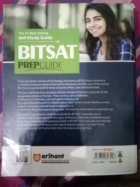 Buy Arihant Bitsat Prepguide Bookflow