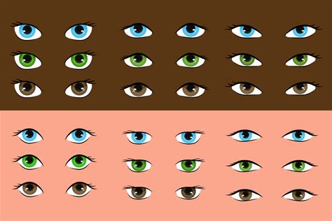 A Set Of Eyes Of Different Shapes Inspire Uplift