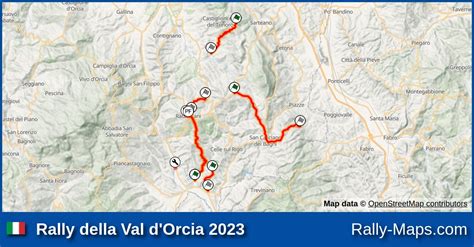 Mapy Zaplanuj Rally Della Val D Orcia 2023 CIRT RajdTrasa Pl