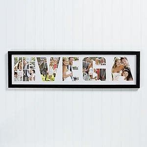 Personalized Wedding Photo Collage Frame - Mr. & Mrs.