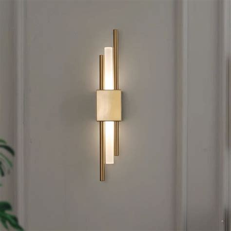 Modern Minimalist Iron Acrylic Strip Led Wall Sconce Lamp For Bedside